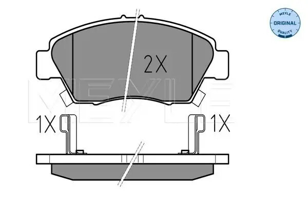 Pastiglie freno Assale anteriore 025 216 9416/W MEYLE per HONDA CRX III