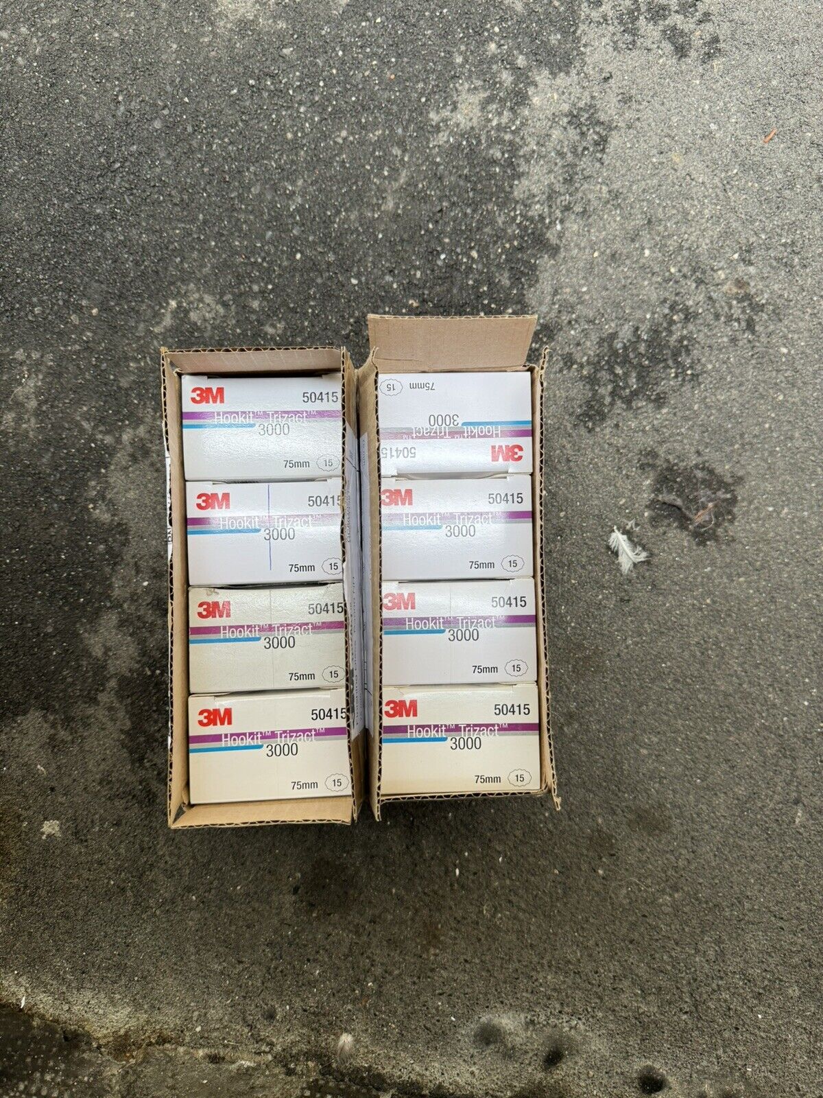 3M 51131 Disco abrasivo Trizact P3000 Ø75mm rettifica difetti verniciatura  60pz