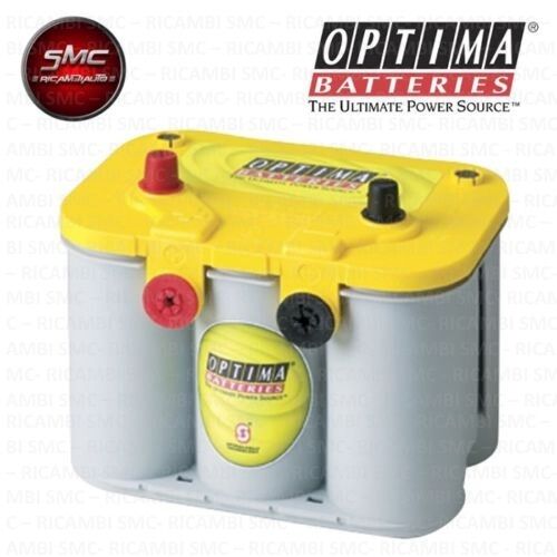 BATTERIA OPTIMA®YELLOW TOP 55AH 765A YTU4.2 SERVIZI AVVIAMENTO CAMPER