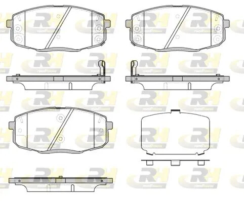 Pastiglie freno Assale anteriore 21038.12 ROADHOUSE per KIA HYUNDAI