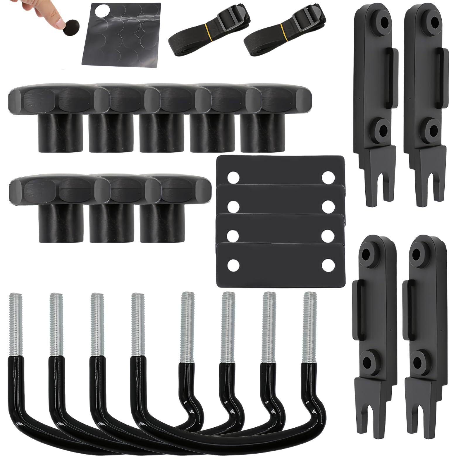 Supporto per box da tetto a U 4 set di supporti per box da tetto 85 mm con 8 ...