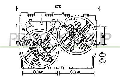 Ventola Per FIAT DUCATO Dal 2006 Al 2014 FT930F001 1399669080