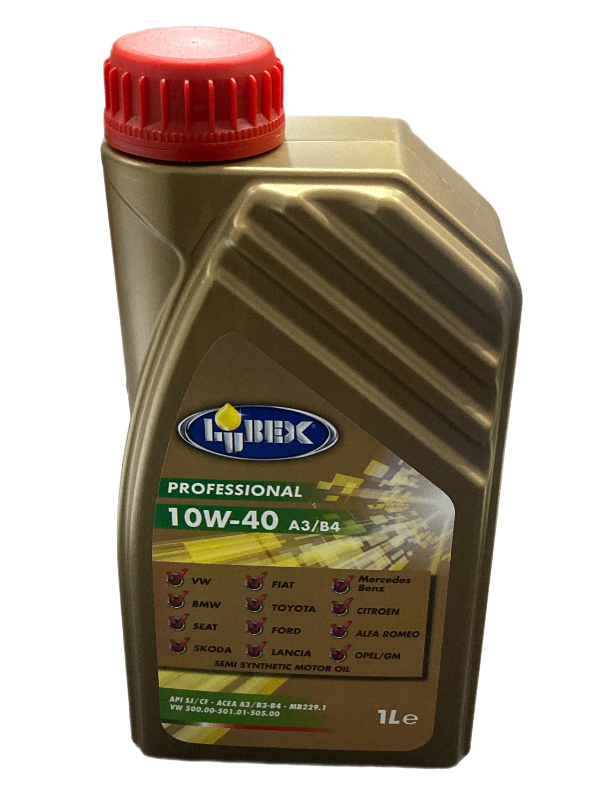 57855 LUBEX PRO OLIO MOTORE 10W 40 A3/B4 LT. 1