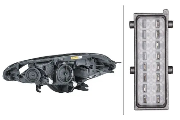 Faro Dx H11 1EF 011 830-101 HELLA per OPEL CORSA E CORSA E Furgone/hatchback