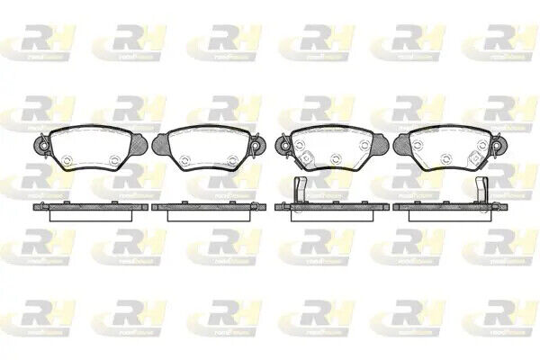 Pastiglie freno Assale posteriore 2685.02 ROADHOUSE per OPEL ASTRA G Hatchback