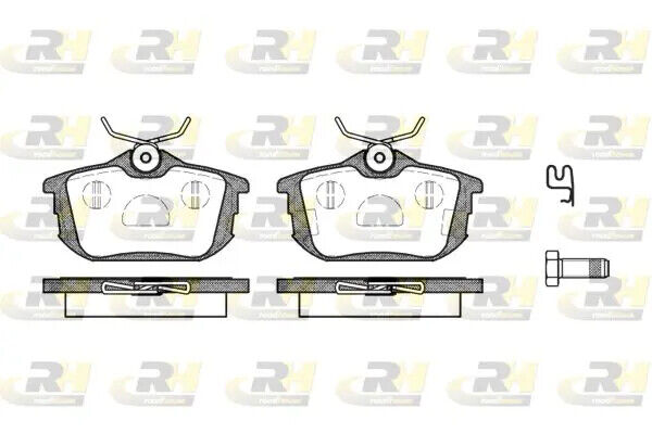 Pastiglie freno Assale posteriore 2605.12 ROADHOUSE per MITSUBISHI VOLVO SMART