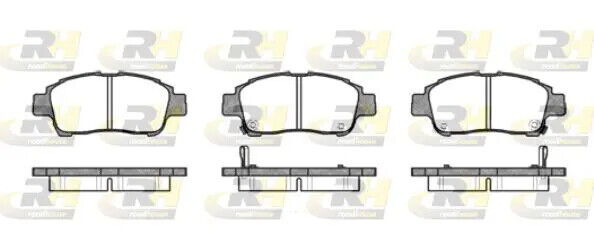 Pastiglie freno Assale anteriore 2712.02 ROADHOUSE per TOYOTA YARIS