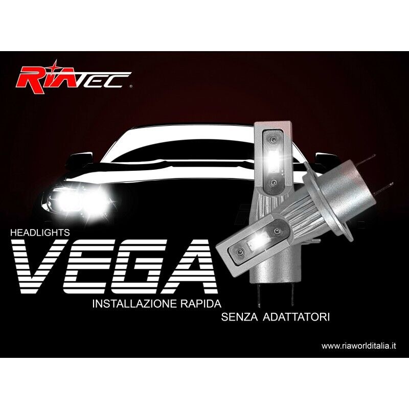 KIT LAMPADE LED H15 RIATEC MOD 7575 RIATEC VEGA PLUS  ORIGINALE E GARANTITO