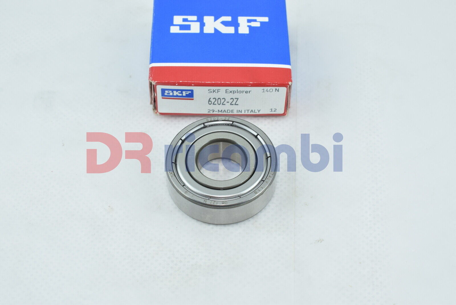 CUSCINETTO A SFERE A UNA CORONA CHIUSO AMBO I LATI SKF SKF 6202-2Z  D. 15x35x11