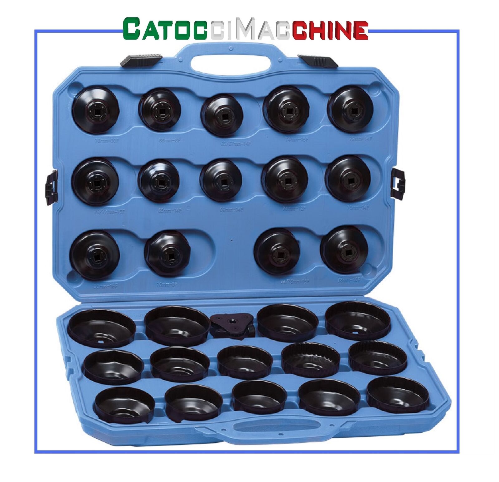 SERIE CHIAVI PER FILRI OLIO IN ACCIAIO AL CARBONIO PZ. 28 FERVI 0018/30