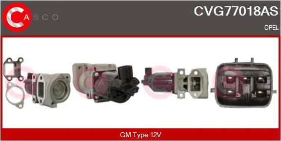 Valvola aria secondaria elettrico CVG77018AS CASCO per OPEL ASTRA J GTC ASTRA H