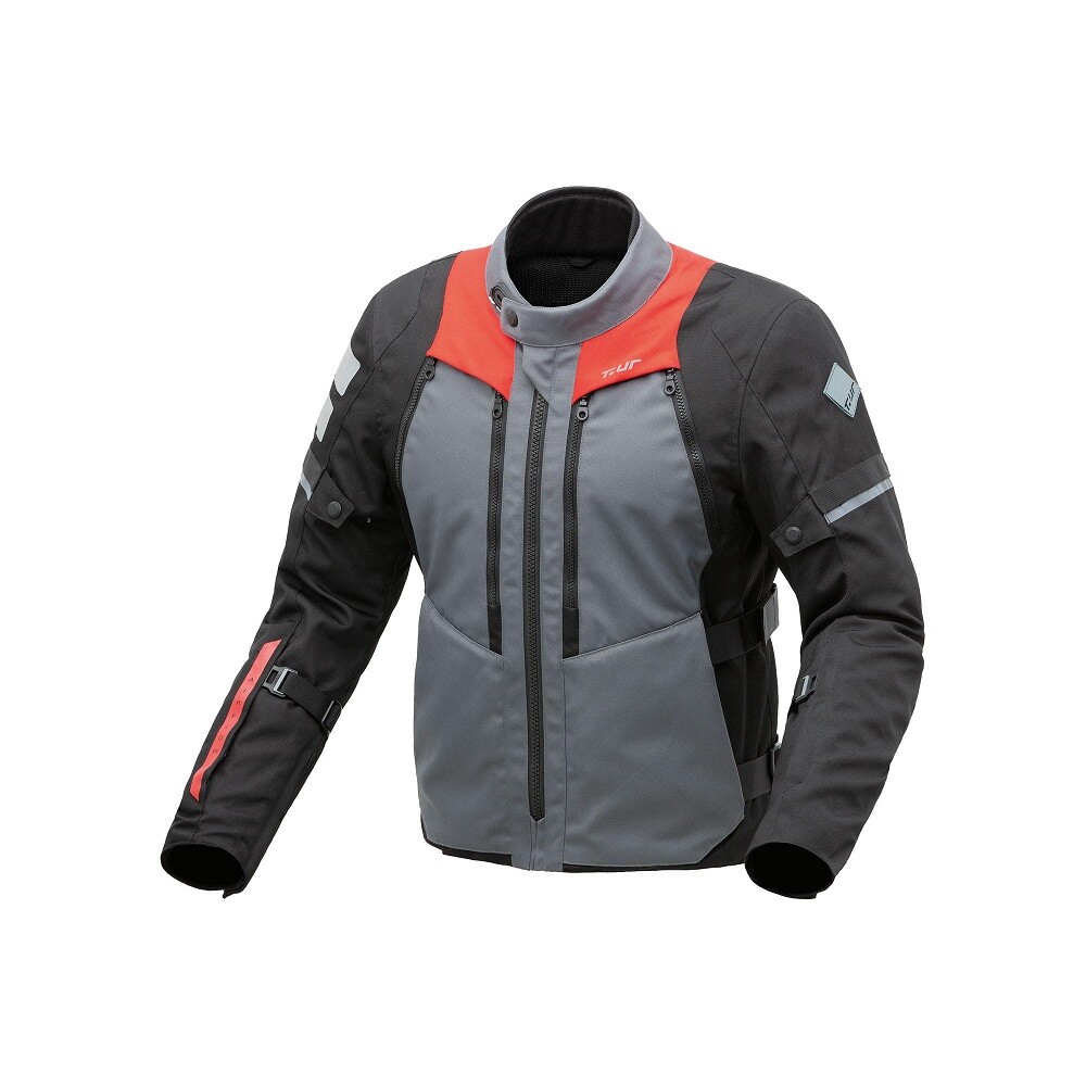 GIACCA TUR  NEVADA 4 STAGIONI UOMO NERO GRIGIO ROSSO TAGLIA XL