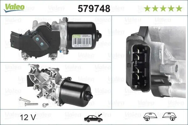 Motore tergicristallo anteriore per veicolo con guida a Sx 579748 VALEO