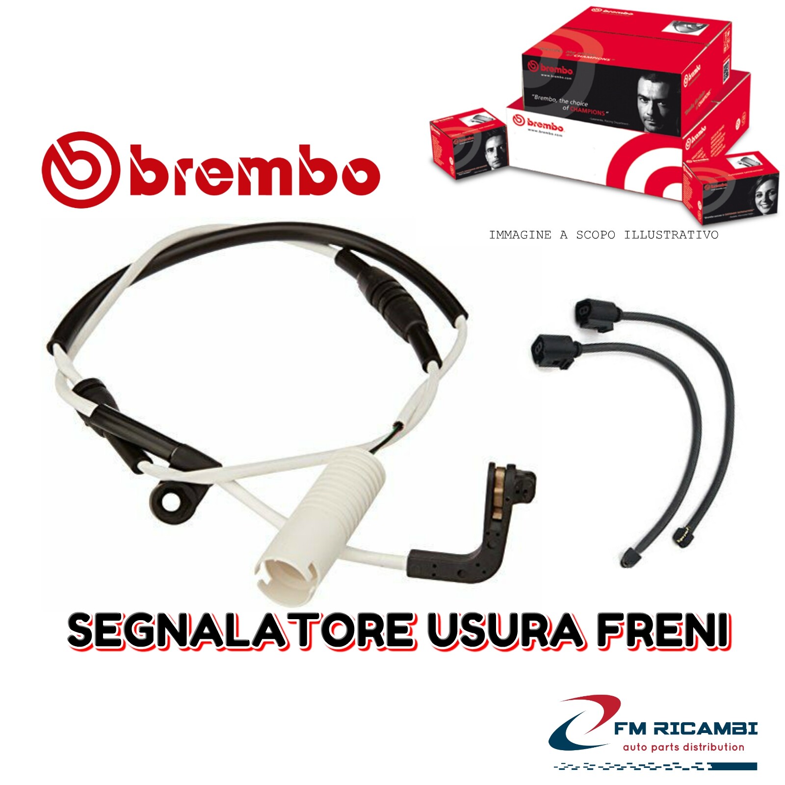 A 00 270 BREMBO SENSORE USURA FRENI ANT.