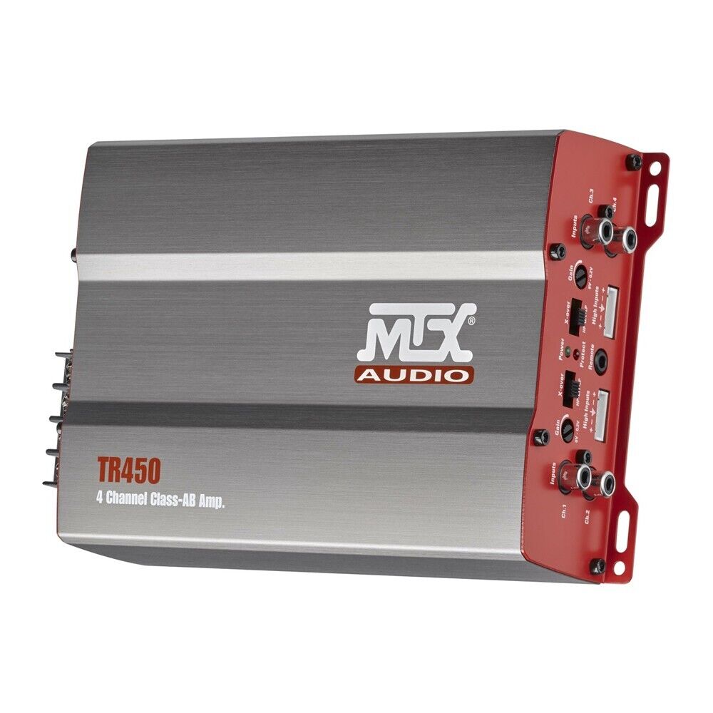 MTX TR450 4 Canali Amplificatore 75W - Argento