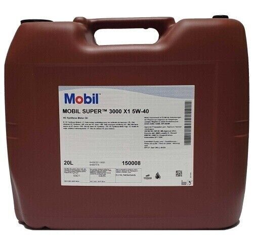 Olio Motore Mobil Super 3000 x1 5w40 -20 LT  litri