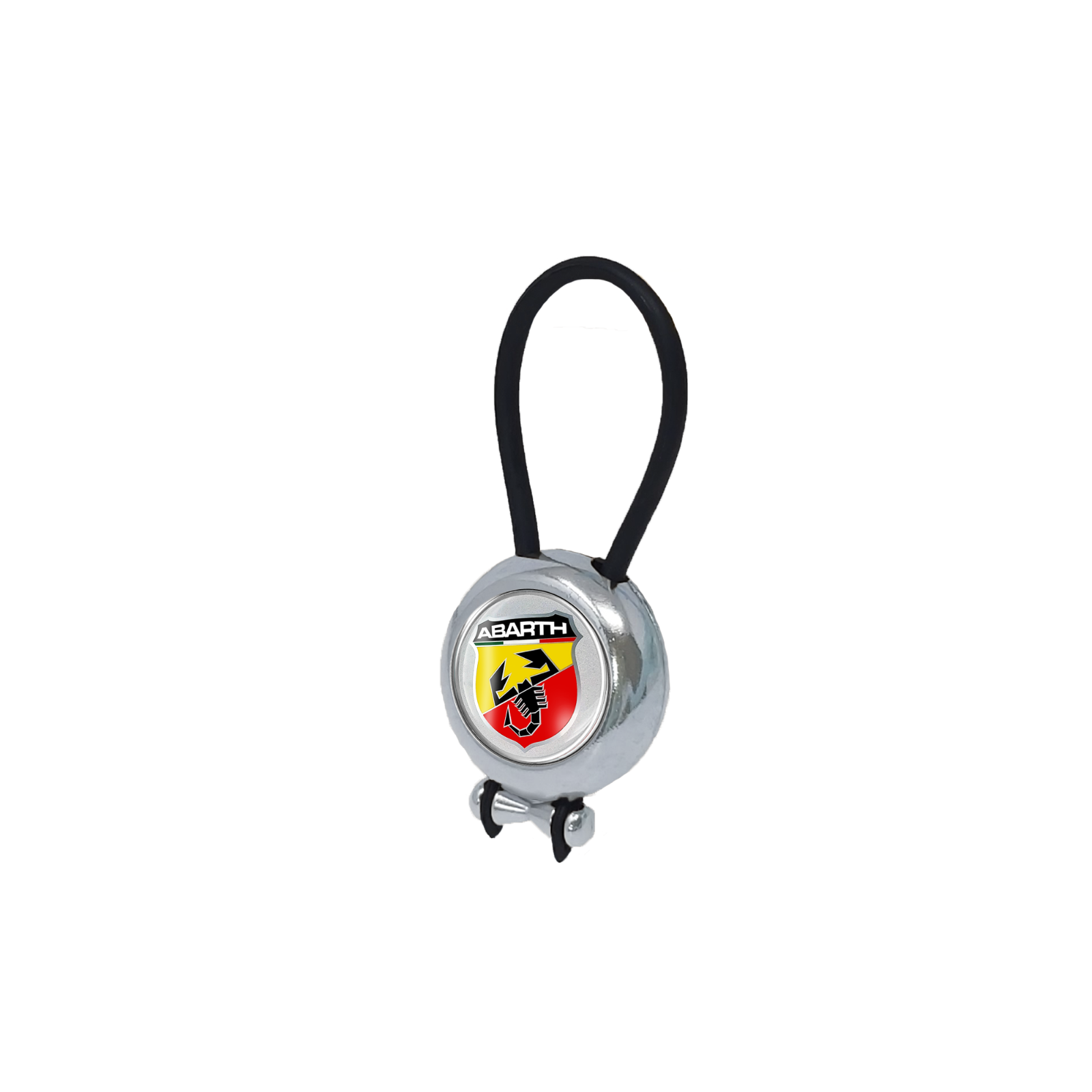 Portachiavi Key Ring Abarth Logo Scudetto, 4 x 3,2 cm