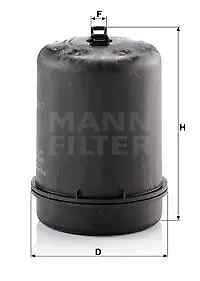 Filtro olio Centrifuga ZR 9007 MANN-FILTER per DAF SOLARIS IRIZAR VDL VAN HOOL