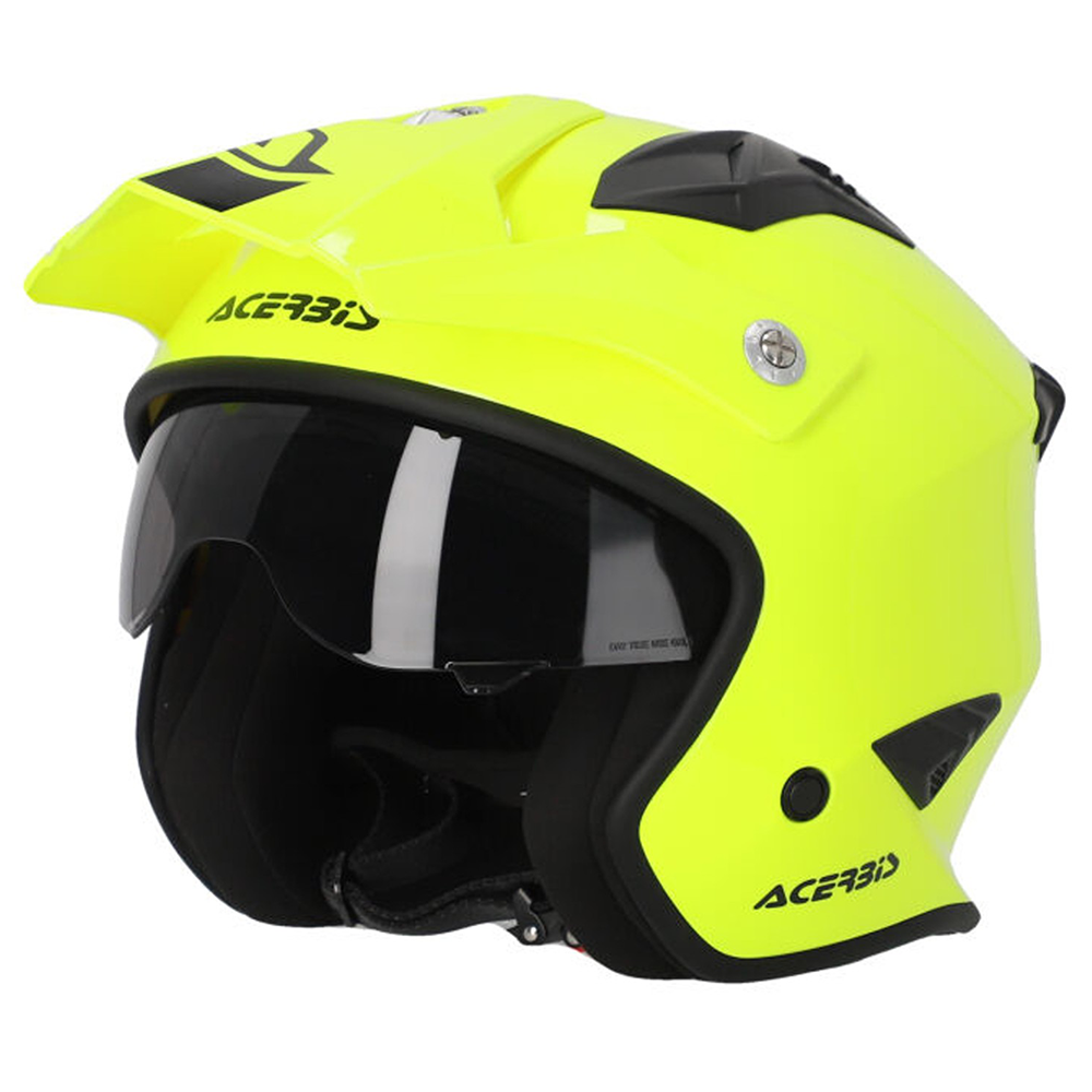 CASCO JET ARIA 22-06 GIALLO ACERBIS ENDURO OFF ROAD MOTARD MOTO CROSS TAGLIA M