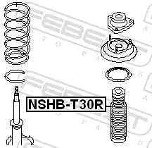Copertura ammortizzatore pneumatico Assale posteriore NSHB-T30R FEBEST