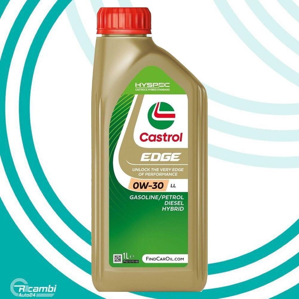OLIO MOTORE CASTROL EDGE 0W30 C3 LONGLIFE VW 504 00/507 00 TITANIUM FST 1 LITRO