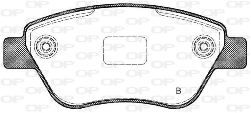 PASTIGLIE GRANDE PUNTO 1.9 D STILO 2001  ANTERIORE  CORSA D 1 7CDTI