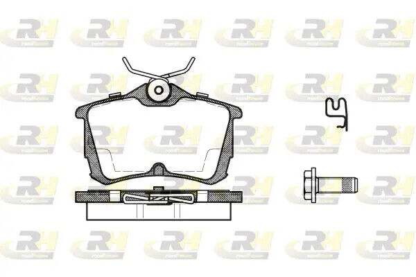 Pastiglie freno Assale posteriore 2695.02 ROADHOUSE per HONDA ACCORD VI