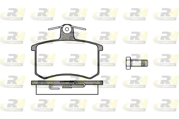 Pastiglie freno Assale posteriore 2135.00 ROADHOUSE per ALFA ROMEO AUDI LANCIA