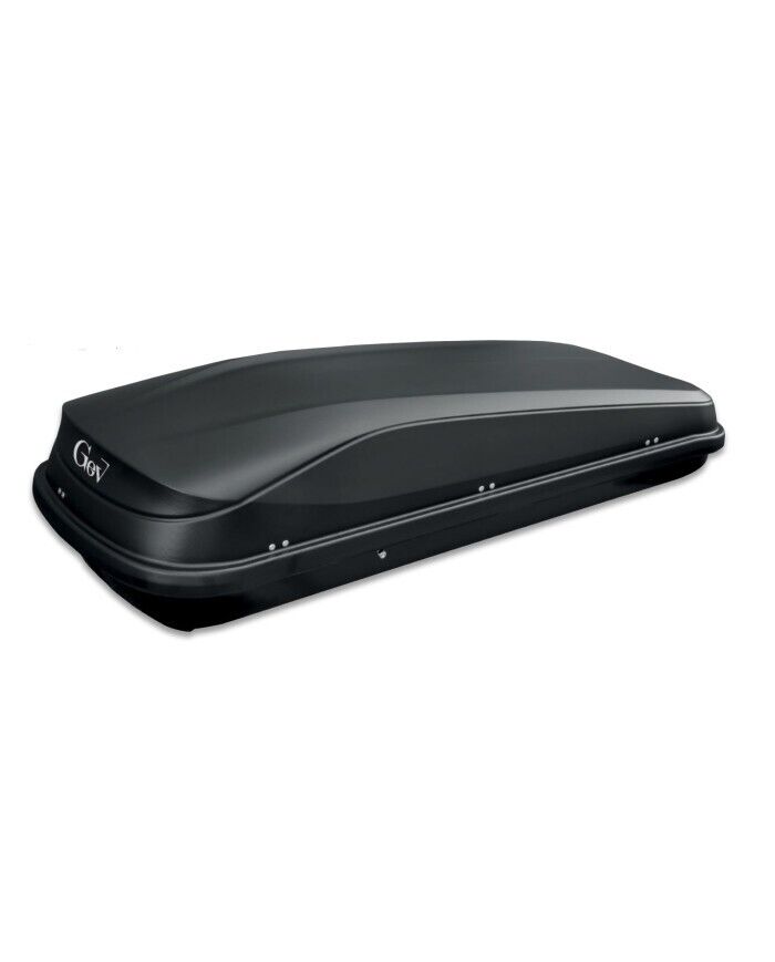 Box GEV EASYBLACK, 480 litri misura 198x78x40,Apertrura DX -AEROSKIN BLACK