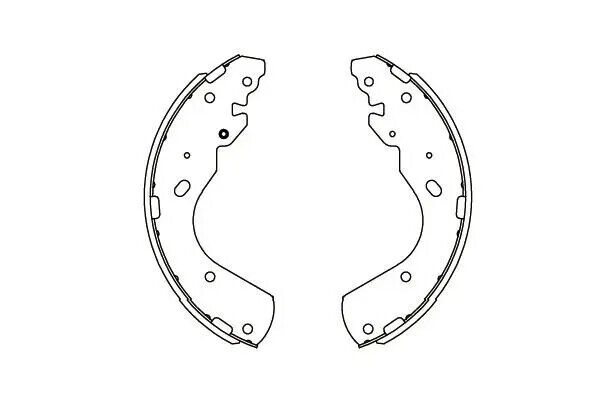 Ganasce freno KBS-5404 KAVO PARTS per FORD MAZDA