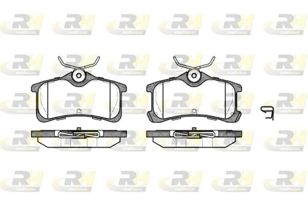 Pastiglie freno Assale posteriore 21050.02 ROADHOUSE per TOYOTA COROLLA AVENSIS
