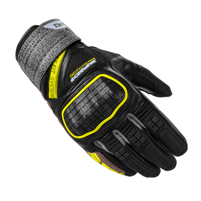 GUANTI X-FORCE NERO GIALLO SPIDI SIZE M