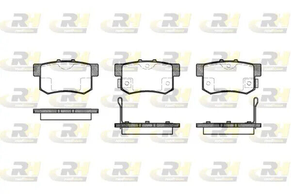 Pastiglie freno Assale posteriore 2325.02 ROADHOUSE per HONDA SUZUKI ROVER