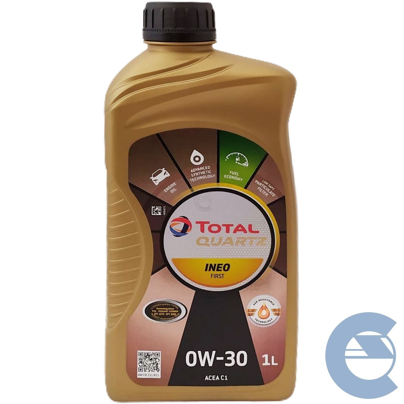 Olio Total Ineo First 0w30 ACEA C1 Start & Stop Peugeot Citroen B71 2312 E 2302