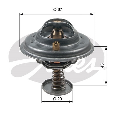 GATES TH27680G1 THERMOSTAT Mercedes-Benz Classe E Berlina (124)(1984->) 5,0 - 24