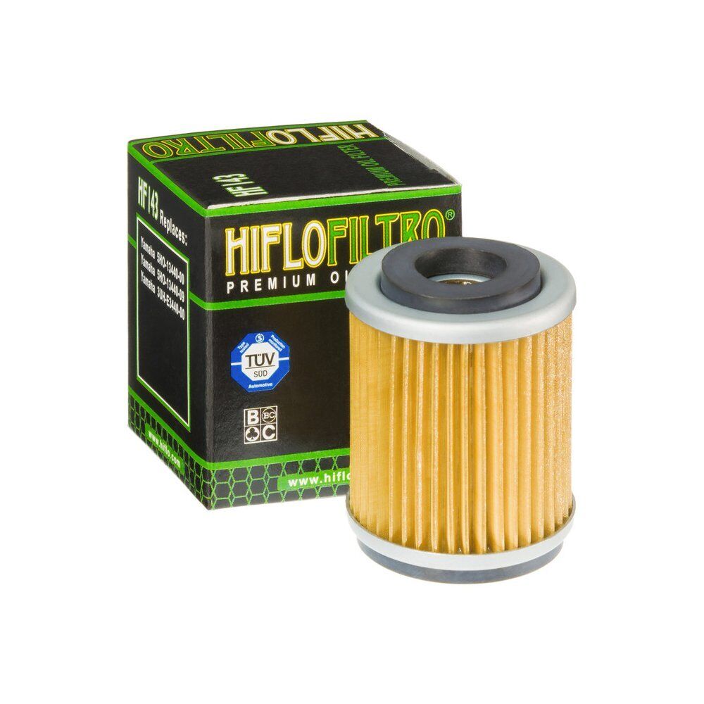 filtro olio hiflofiltro per yamaha 125 majesty scooter 1998-2007 hf143 nuovo