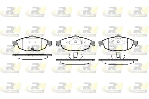 Pastiglie freno Assale anteriore 2812.02 ROADHOUSE per CHRYSLER SEBRING