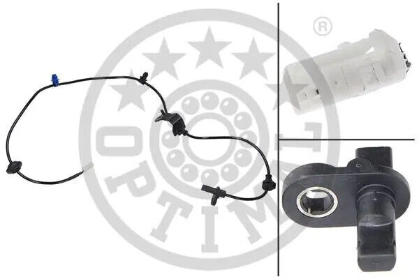 Sensore velocità ruota ABS Assale posteriore Sx Sensore attivo 06-S421 OPTIMAL