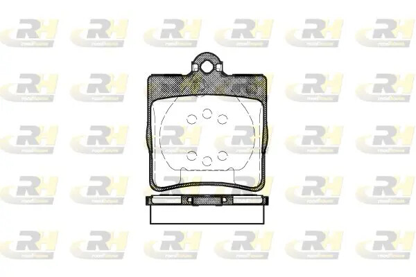 Pastiglie freno Assale posteriore 2678.00 ROADHOUSE per MERCEDES-BENZ CHRYSLER