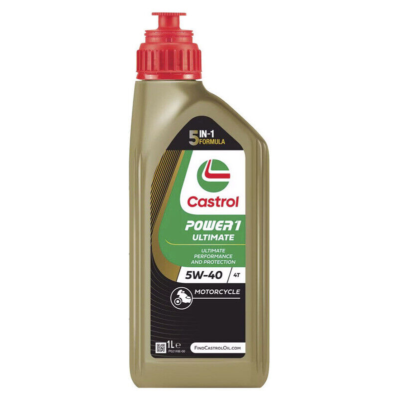 1LT OLIO CASTROL POWER 1 ULTIMATE 5w40 EX RACING 100% SINTETICO API SN JASO MA2