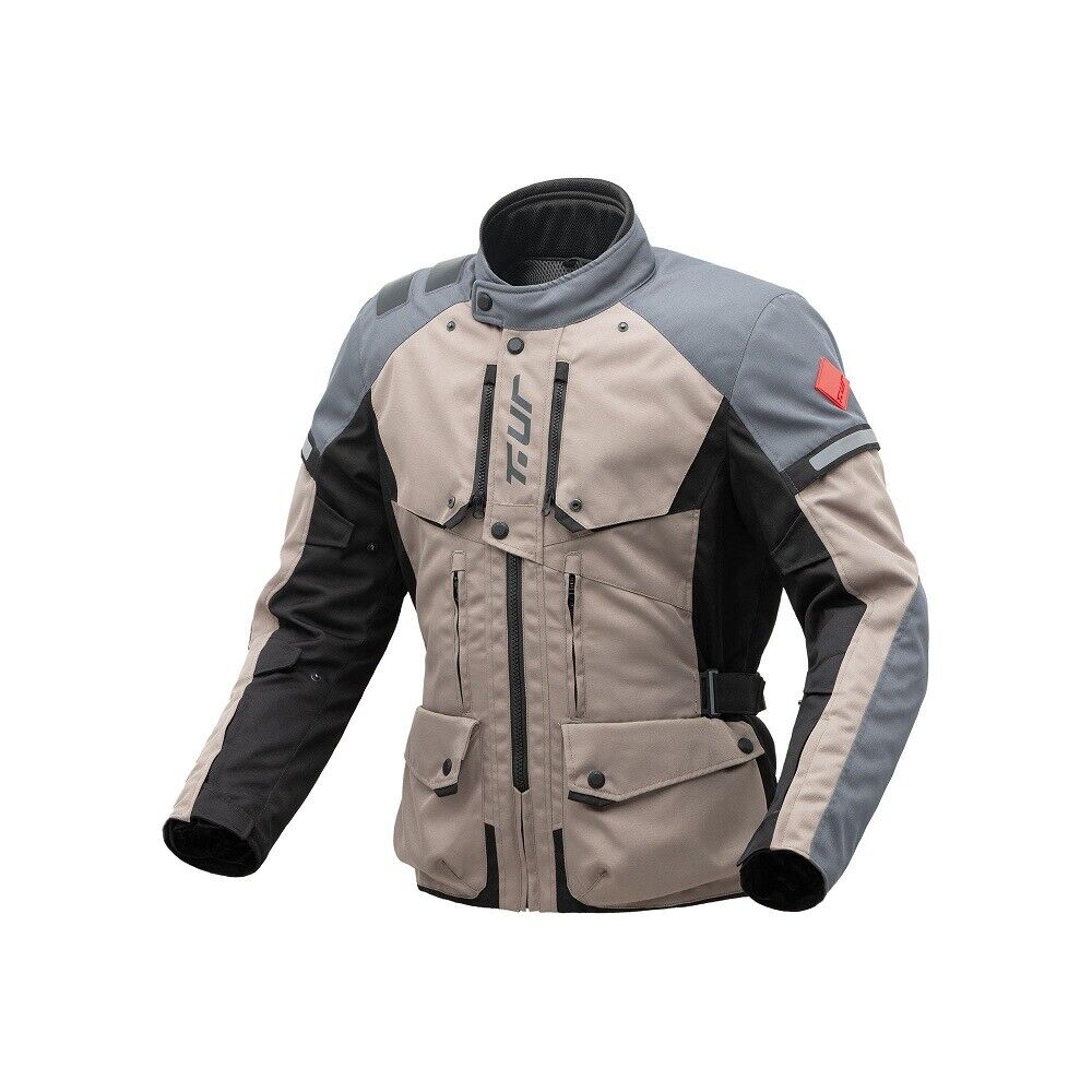 GIACCA TUR WAYPOINT 4 STAGIONI UOMO GRIGIO SABBIA NERO TAGLIA XXL