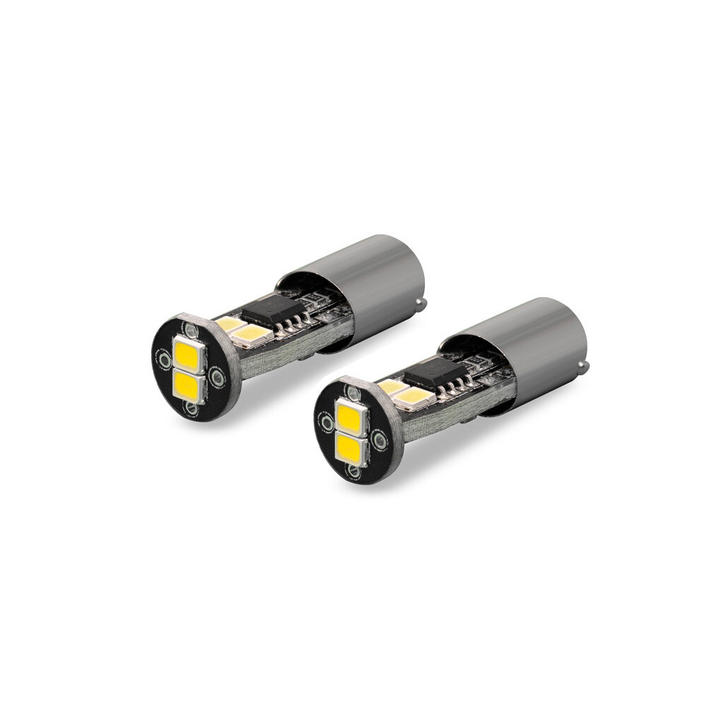 COPPIA LED-029  LAMPADE LED SERIE POWER T4W 12V BASE BA9s 
