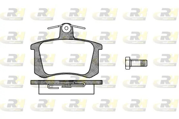Pastiglie freno Assale posteriore 2135.20 ROADHOUSE per AUDI 80 B3 Tre volumi V8