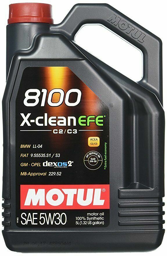 OLIO MOTORE MOTUL 8100 X-CLEAN EFE C2 C3 LL-04 DEXOS 2 505-01 229,52 5W-30 5LT