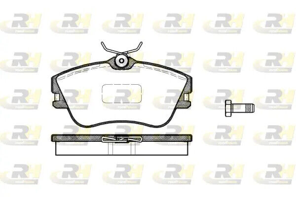 Pastiglie freno Assale anteriore 2480.00 ROADHOUSE per VW TRANSPORTER T4 Autobus