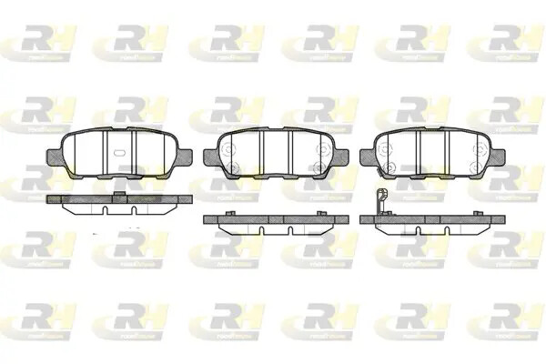 Pastiglie freno Assale posteriore 2876.01 ROADHOUSE per NISSAN INFINITI SUZUKI