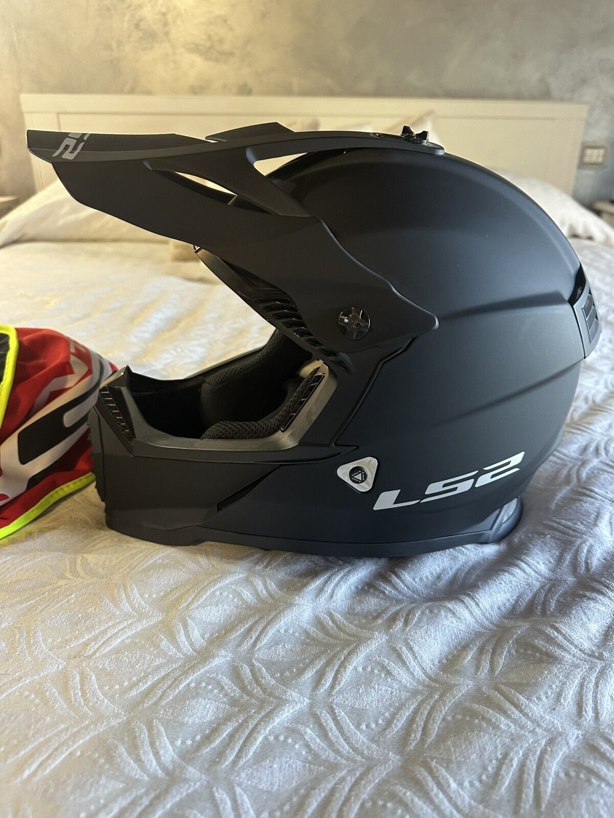 CASCO HELMET CROSS  Enduro FAST EVO MATT BLACK  LS2 SIZE M