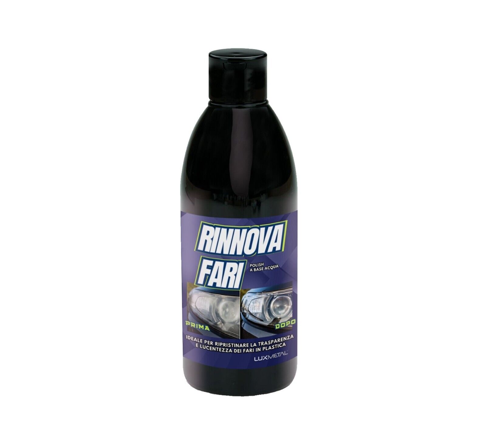 Polish Lucidante Rinnova Fari 250 gr  Pasta abrasiva per lucidare plastica auto