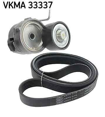 Kit cinghia trapezoidale multirighe VKMA 33337 SKF per PEUGEOT DS CITROËN OPEL