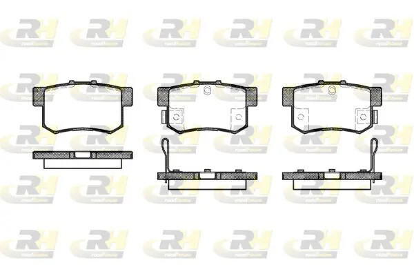 Pastiglie freno Assale posteriore 2325.32 ROADHOUSE per HONDA MG